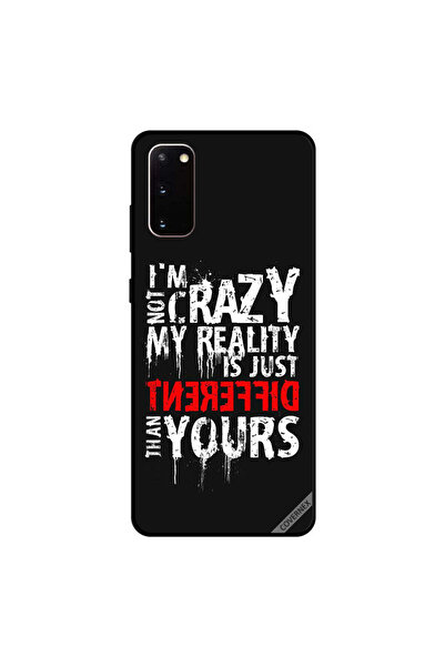 Covernex غطاء حماية لهاتف سامسونج جالكسي S20 أنا لست مجنونًا واقعي