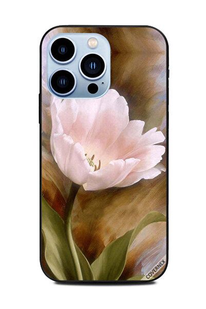 Covernex غطاء حماية لهاتف Apple iPhone 13 Pro - رسمة زهور فنية