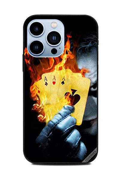 Covernex غطاء حماية لهاتف Apple iPhone 13 Pro يحمل بطاقات محترقة في اليد
