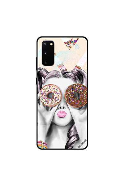 Covernex Samsung Galaxy S20 Case Cover Donuts On Instead of Eyes