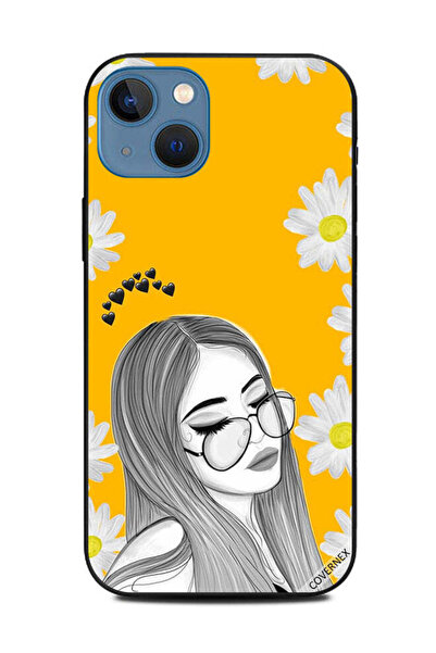 Covernex غطاء حماية لهاتف Apple iPhone 13 - فتاة تحب خيالات النظارات