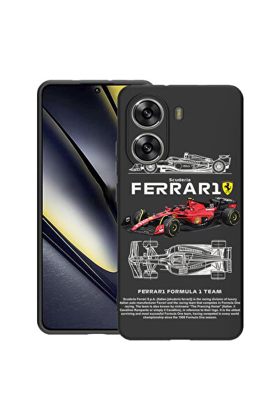 bestcase ® Husa Slim Silicon pentru Poco X7 Pro, Ferrari Scuderia, 1992025 B ...