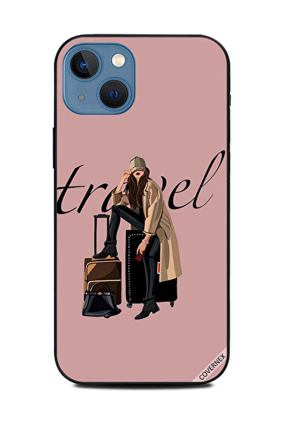 Covernex غطاء حماية لهاتف Apple iPhone 13 - فتاة محبة للسفر