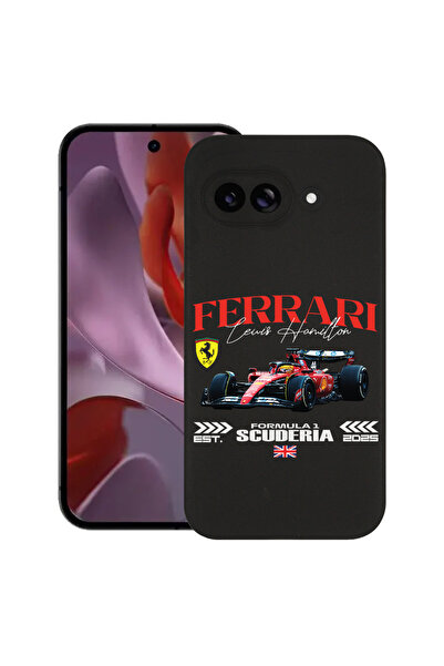bestcase ® Husa Slim Silicon pentru Google Pixel 9a, Ferrari Scuderia Formula...
