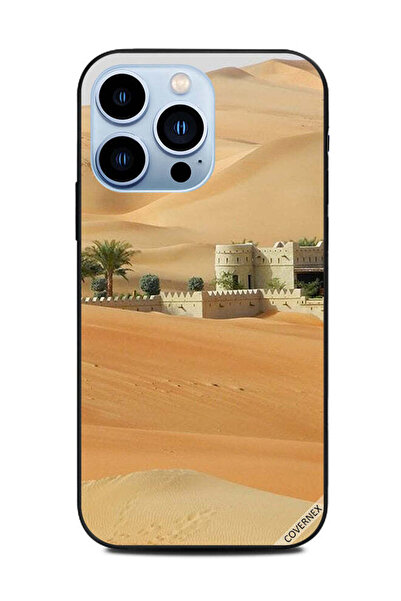 Covernex غطاء حماية لهاتف Apple iPhone 13 Pro منزل في الصحراء