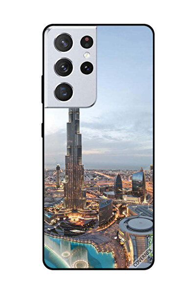 Covernex غطاء حماية لهاتف سامسونج جالكسي S21 ألترا منظر جميل لوسط مدينة دبي