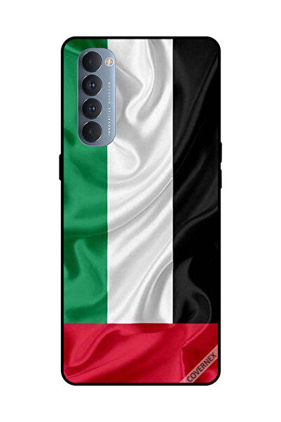 Covernex غطاء حماية لهاتف أوبو رينو 4 برو - قماش علم الإمارات العربية المتحدة