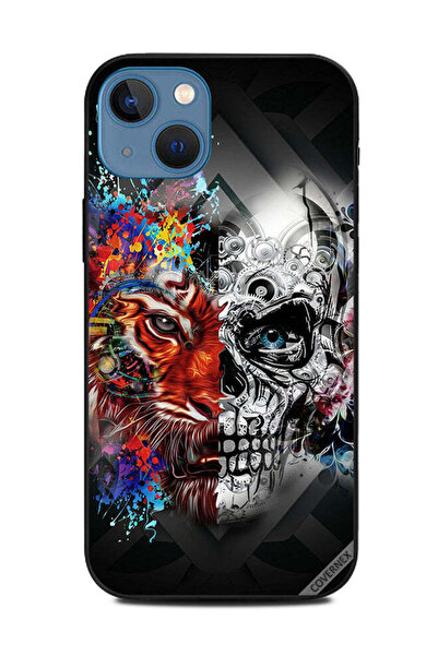 Covernex غطاء حماية لهاتف Apple iPhone 13 الأسد والرأس