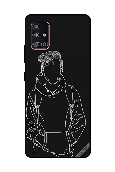 Covernex غطاء حماية لهاتف سامسونج جالاكسي A51 رسم جاكت بوي