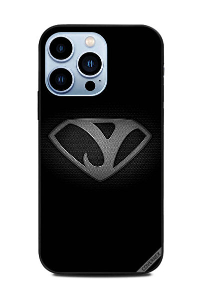 Covernex غطاء حماية لهاتف Apple iPhone 13 Pro الأبجدية أبيض وأسود Y