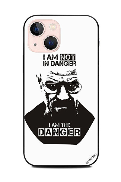 Covernex غطاء حماية لهاتف Apple iPhone 13 Mini أنا لست في خطر بالأبيض والأسود