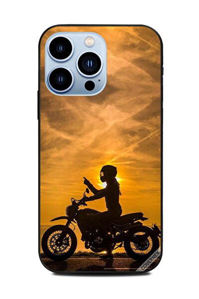 Covernex غطاء حماية لهاتف Apple iPhone 13 Pro - فتاة محبة للدراجات