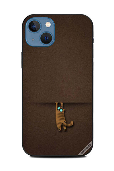 Covernex غطاء حماية لجهاز Apple iPhone 13 Hang On Cat