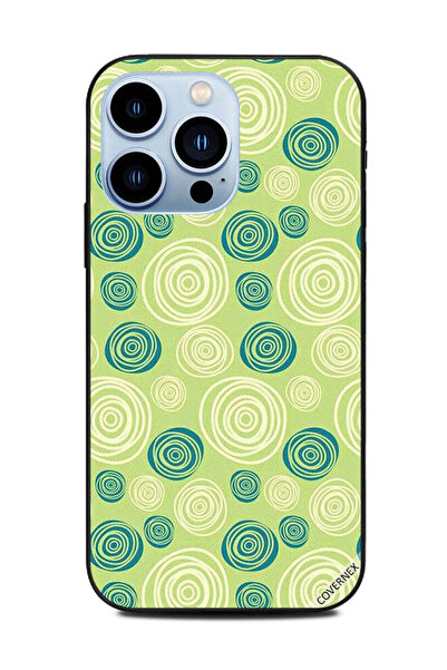 Covernex غطاء حماية لهاتف Apple iPhone 13 Pro بنمط دوائر خضراء