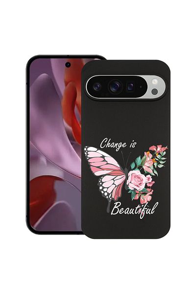 bestcase ® Slim Silicon Case For Google Pixel 10 Pro XL, Change is Beutiful, 2036426 B 1853