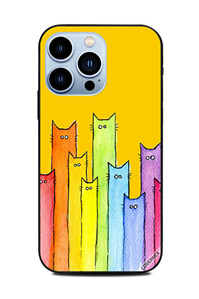 Covernex غطاء حماية لهاتف Apple iPhone 13 Pro - فن دمية القطة