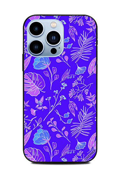 Covernex غطاء حماية لهاتف Apple iPhone 13 Pro زهور وأوراق