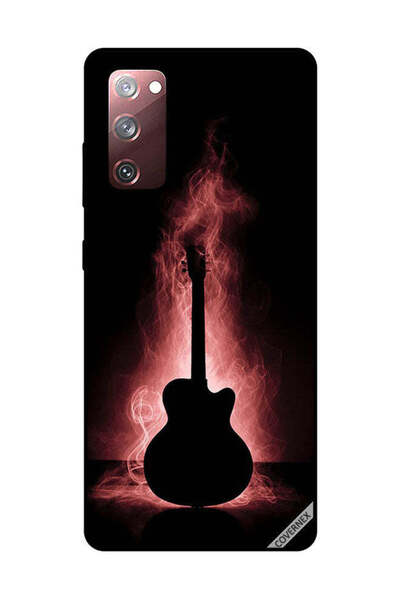 Covernex غطاء حماية لهاتف سامسونج جالاكسي S20 FE بنقشة انعكاس الجيتار في الظلام