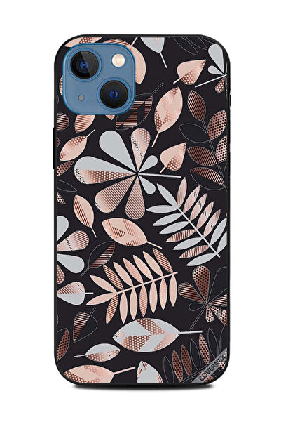 Covernex غطاء حماية لهاتف أبل آيفون 13 - ريش فضي بني