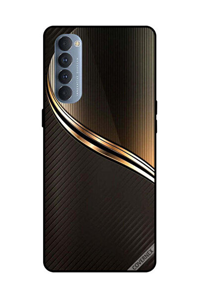 Covernex غطاء حماية لهاتف Oppo Reno 4 Pro بنمط ذهبي داكن