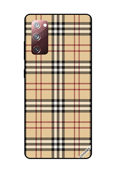 Covernex Protective Case Cover For Samsung Galaxy S20 FE Red & Black Strips O...