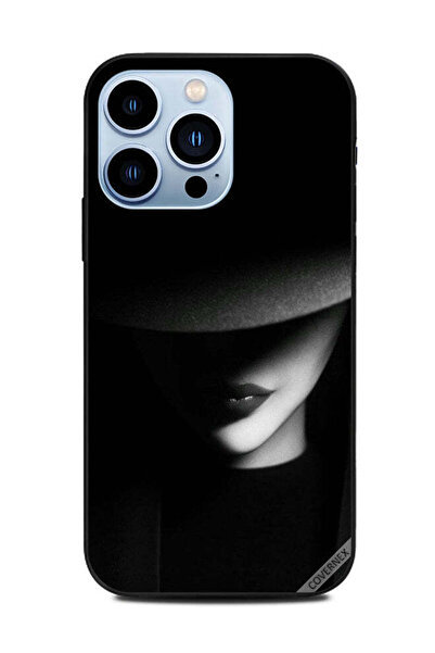 Covernex غطاء حماية لجهاز Apple iPhone 13 Pro - فتاة القبعة السوداء - الصمت ف...