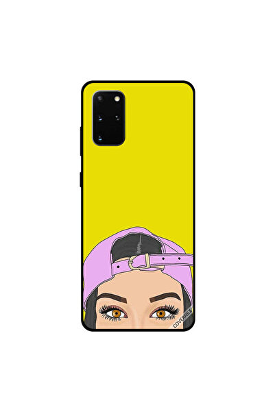 Covernex غطاء حماية لهاتف سامسونج جالكسي S20 بلس بطبعة فتاة قبعة وردية تظهر ف...
