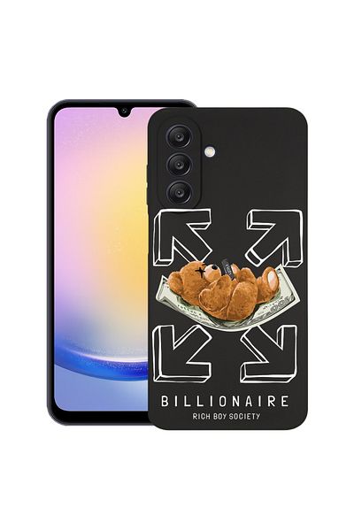 bestcase ® Carcasă subțire din silicon pentru Samsung Galaxy S24 FE, Ursul Billionaire, 1805827 B 1895