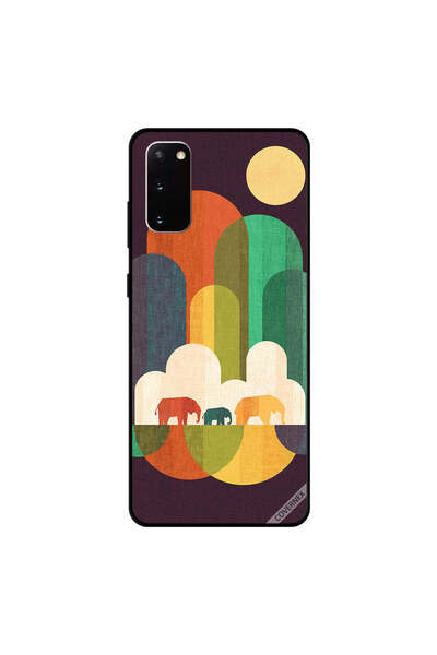 Covernex غطاء حماية سامسونج جالكسي S20 برسومات عائلة الفيل