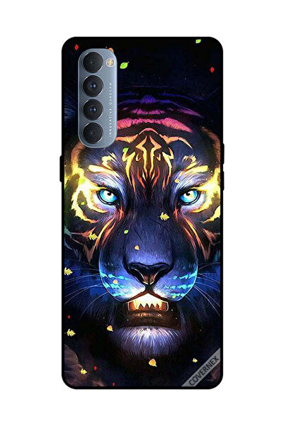 Covernex غطاء حماية لهاتف Oppo Reno 4 Pro - أسد مضيء