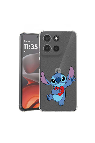 bestcase ® Carcasă antișoc pentru Motorola Edge 50 Neo, model Love Stitch, 19...