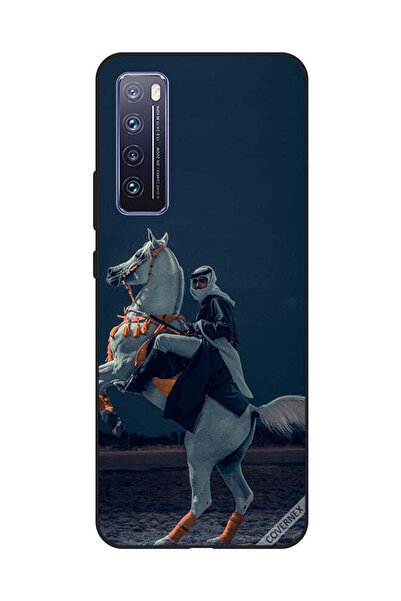 Covernex غطاء حماية لهاتف هواوي نوفا 7 - شاب على حصان