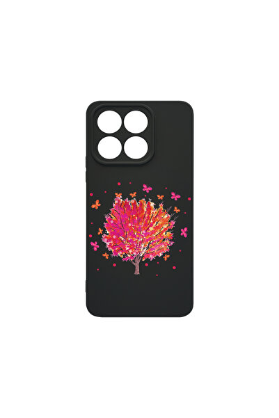bestcase ® Husă Slim Silicon pentru Xiaomi 14T, Arbore cu Fluturi, 1894730 B 1846