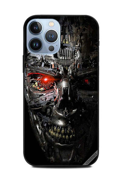 Covernex غطاء حماية لهاتف Apple iPhone 13 Pro Max أحمر عين ستيل هيد