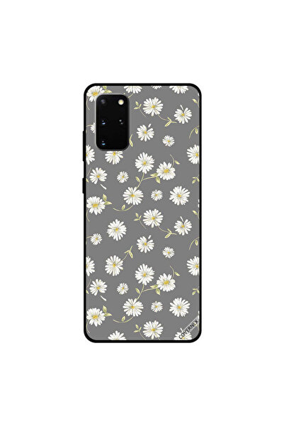 Covernex غطاء حماية لهاتف سامسونج جالكسي S20 بلس بنقشة زهور بيضاء صغيرة