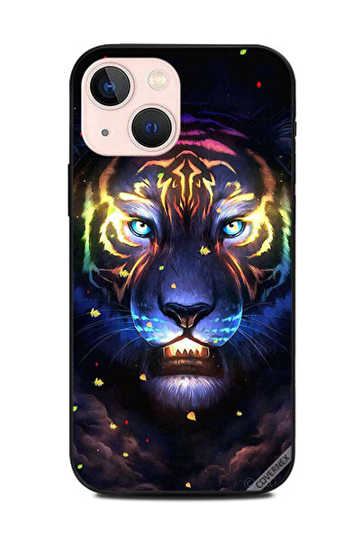 Covernex غطاء حماية لهاتف Apple iPhone 13 Mini، أسد مضيء