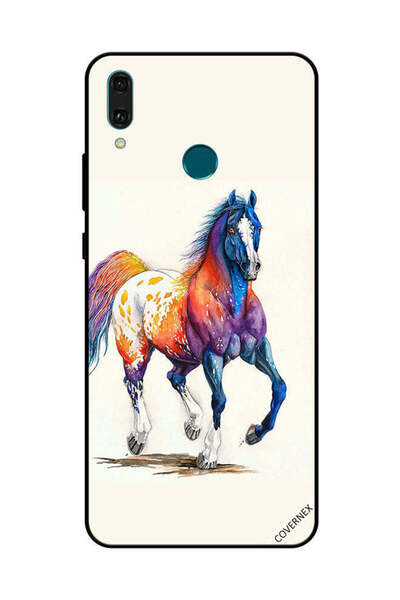 Covernex Protective Case Cover For Huawei Y9 2019 Colorful Horse
