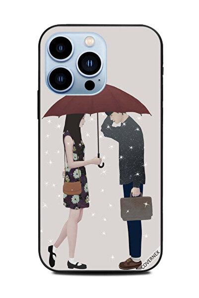 Covernex غطاء حماية لهاتف Apple iPhone 13 Pro - Love Under Umbrella