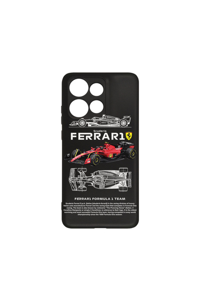 bestcase ® Husa Slim Silicon pentru Motorola Edge 50 Neo, Ferrari Scuderia, 1...