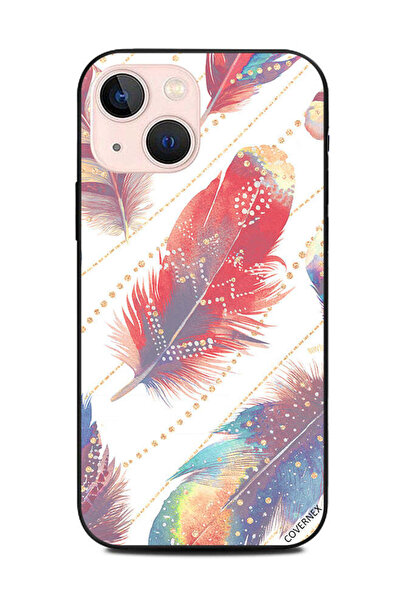 Covernex غطاء حماية لهاتف أبل آيفون 13 ميني - ريش ملون