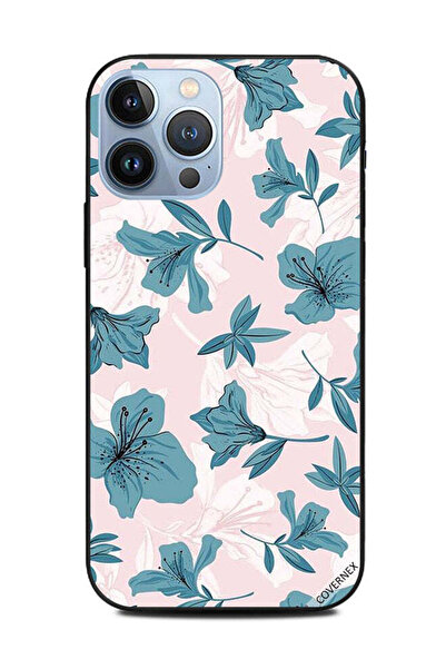 Covernex غطاء حماية لهاتف Apple iPhone 13 Pro Max بنقشة زهور خضراء داكنة