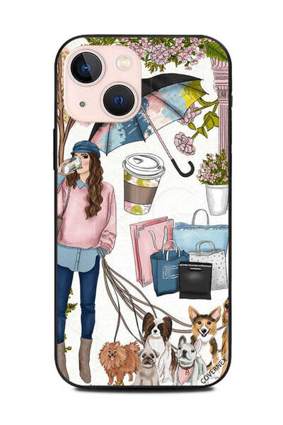 Covernex غطاء حماية لهاتف Apple iPhone 13 Mini مع حيواناتها الأليفة