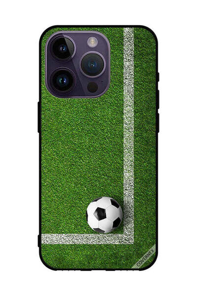 Covernex غطاء حماية لهاتف Apple iPhone 14 Pro على شكل كرة قدم في الزاوية