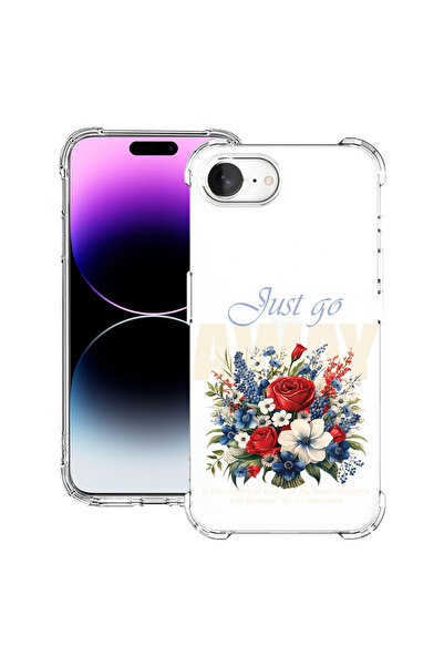 bestcase ® Удароустойчив калъф за Apple iPhone 16e, Just Go Away, 1988231 AS ...