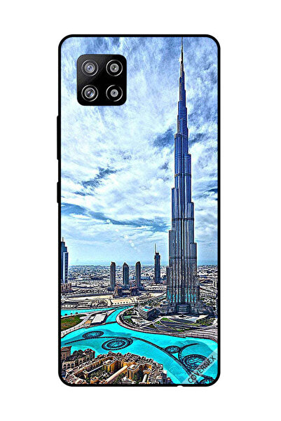 Covernex غطاء حماية لهاتف سامسونج جالاكسي A42 - برج خليفة - غيوم مؤثرة