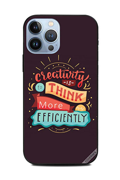Covernex غطاء حماية لهاتف Apple iPhone 13 Pro Max الإبداع هو التفكير
