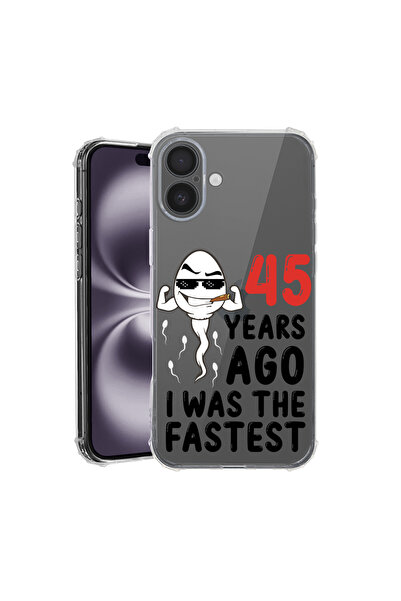 bestcase ® Carcasă antișoc pentru Apple iPhone 16, acum 45 de ani, 1828630 AS...