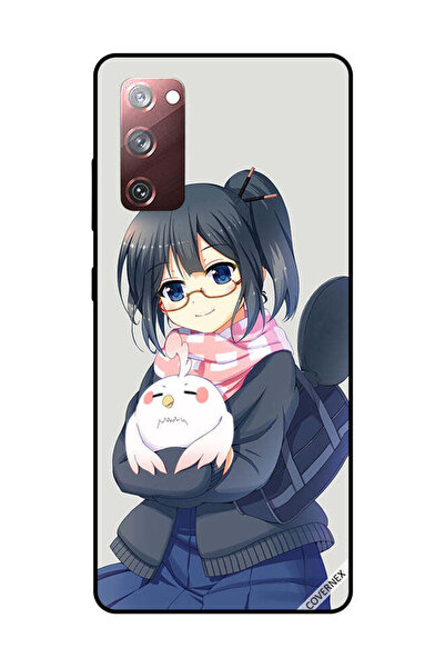 Covernex غطاء حماية لهاتف سامسونج جالاكسي S20 FE فتاة تحمل حيوانًا أليفًا