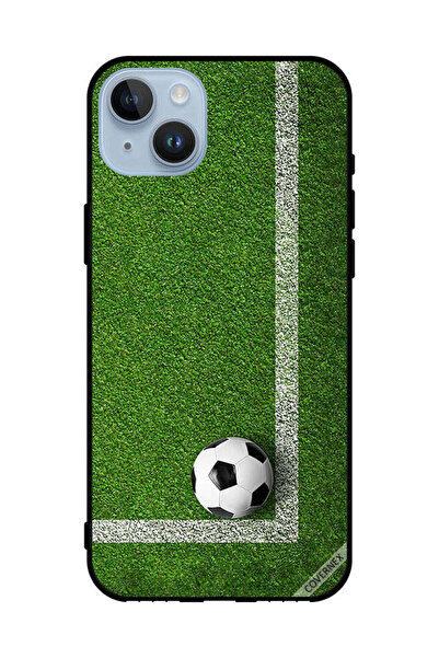 Covernex غطاء حماية لهاتف Apple iPhone 14 Plus على شكل كرة قدم في الزاوية