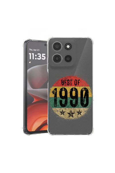 bestcase Husă antișoc pentru Motorola Edge 60 Pro cu design Best Of 1990, 205...